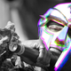 MF Doom at Pitchfork Music Festival in 2009 (Photo: Roger Kisby/Getty Images. Graphic: Nicole Antonuccio)